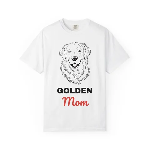 Golden Retriever Mom Comfort Colors Tee