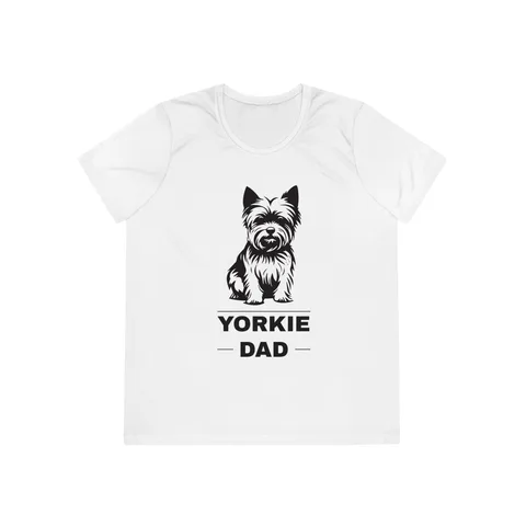 Yorkie Dad on Ladies Competitor Tee