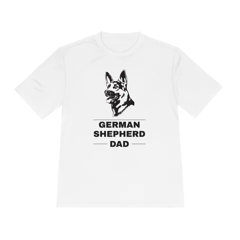 German Shepherd Dad Moisture Wicking Tee by Sport-Tek