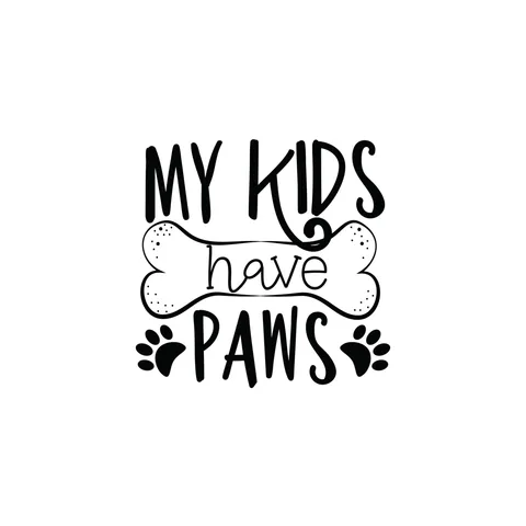 My Kids Have Paws Sticker