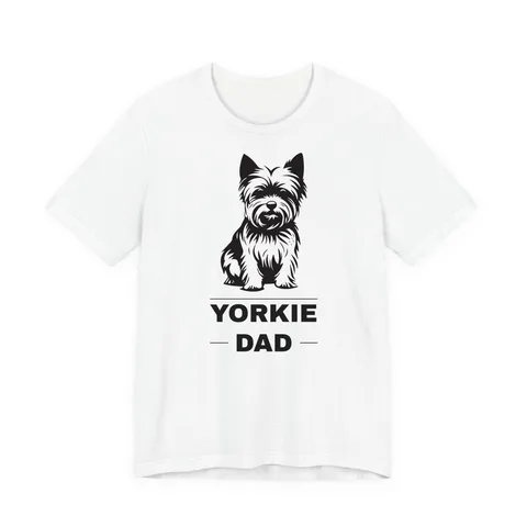 Yorkie Dad Jersey Tee