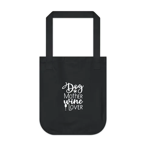 Dog Mother Wine Lover Tote Bag