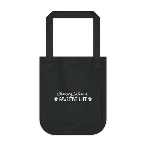 Choosing To Live A Pawsitive Life Tote Bag