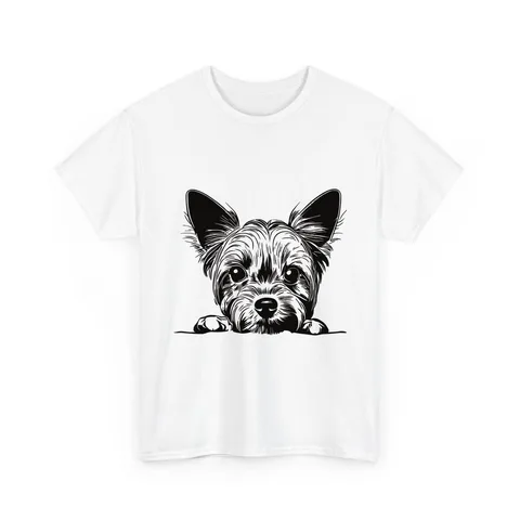Peeking Yorkie Shirt