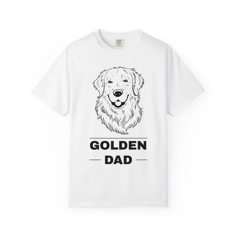 Golden Retriever Dad Comfort Colors Tee