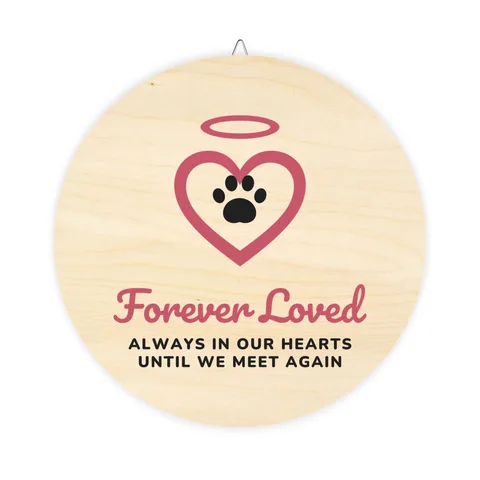Dog Memorial Wood Sign