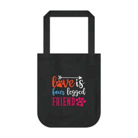 Love Is Four Legged Friend Tote Bag