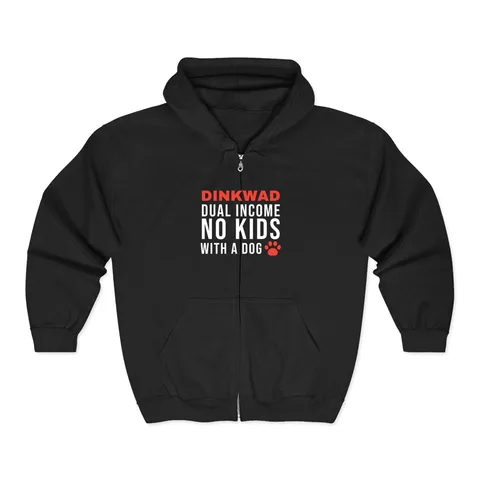 DINKWAD on Unisex Heavy Blend™ Full Zip Hooded Sweatshirt