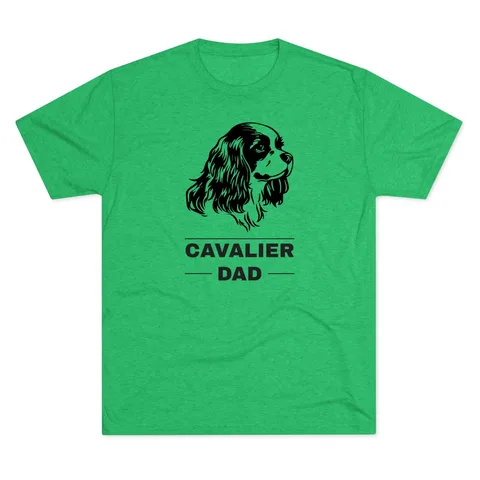 Cavalier Dad Tri-Blend Tee
