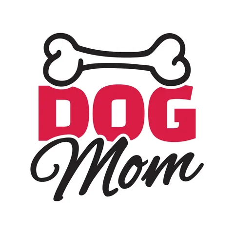 Dog Mom on Kiss-Cut Stickers