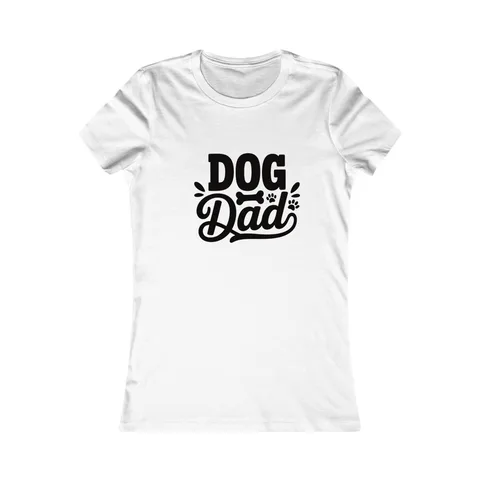 Dog Dad Script Women's Shirt