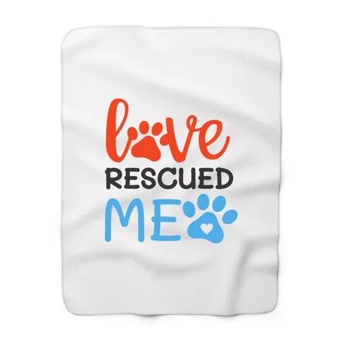 Love Rescued Me Blanket