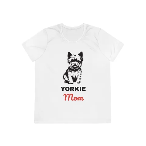 Yorkie Mom Ladies Competitor Tee by Sport-Tek