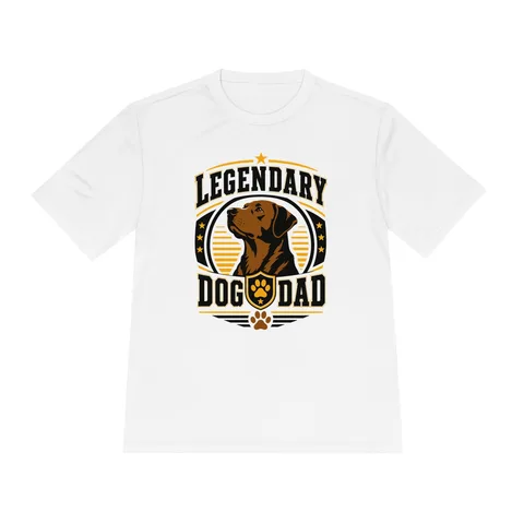 Legendary Dog Dad Moisture Wicking Tee by Sport-Tek