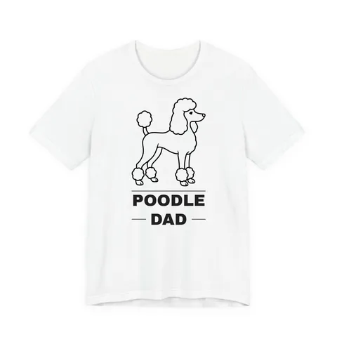 Poodle Dad Jersey Tee
