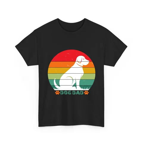 Dog Dad Retro Sunset Shirt