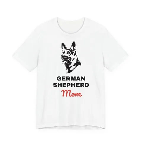 German Shepherd Mom Jersey Tee