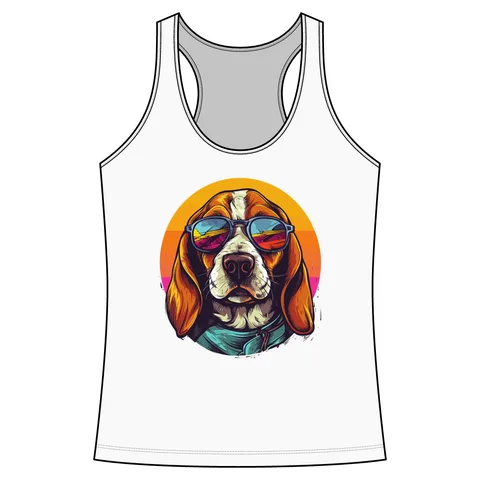 Beagle in Sunglasses Performance Tank