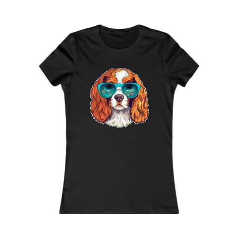 Cavalier in Sunglasses Women's Shirt