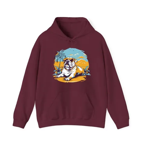 Beach Bulldog Hoodie