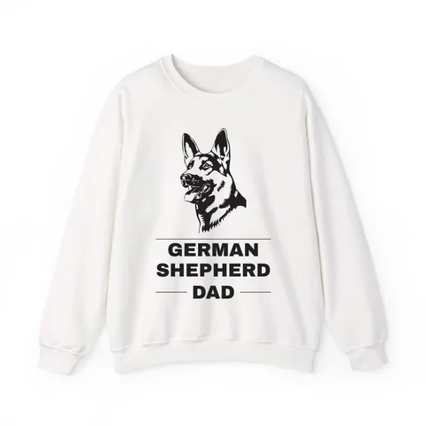 German Shepherd Dad on Unisex Heavy Blend™ Crewneck Sweatshirt