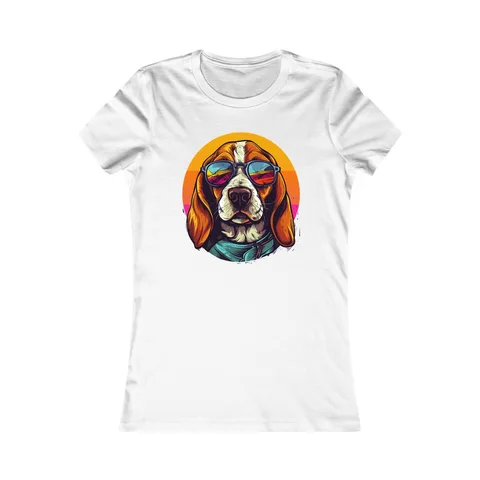 Beagle in Sunglasses Women's Shirt