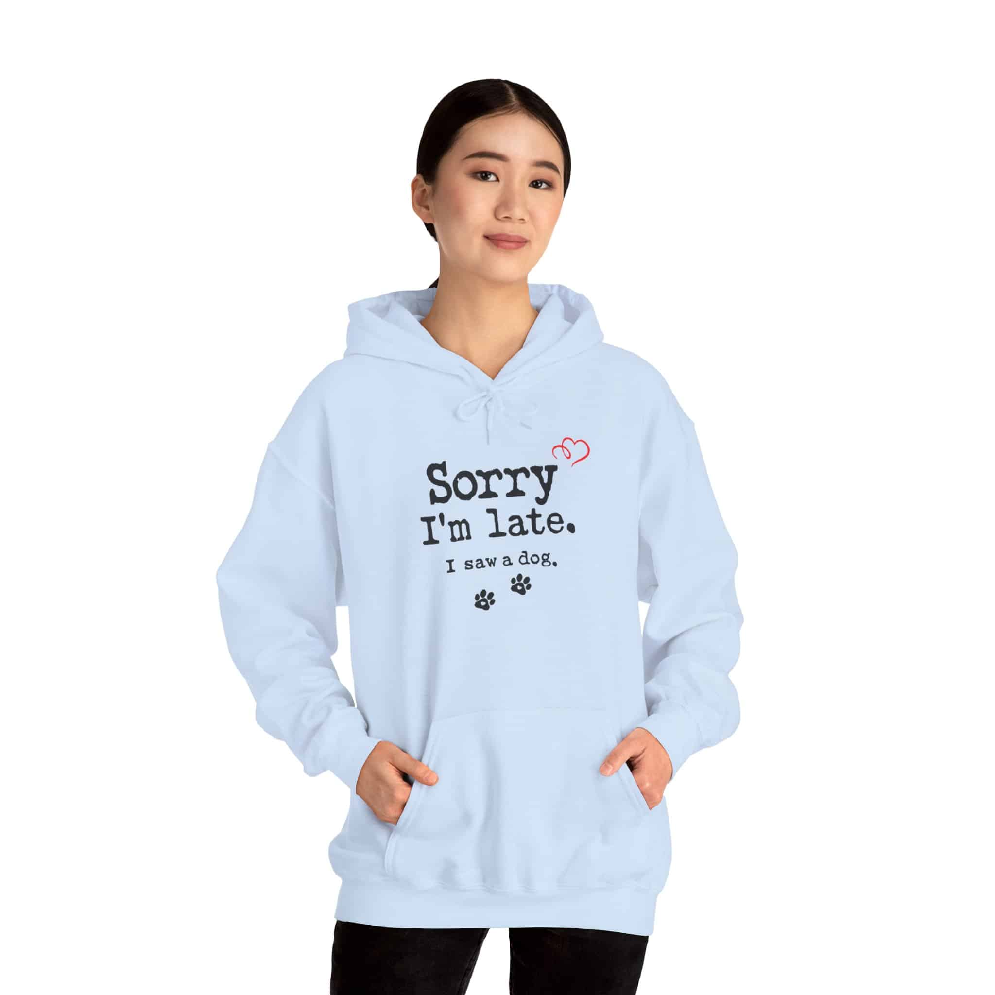 Sorry I’m Late I Saw A Dog Unisex Heavy Blend™ Hooded Sweatshirt 53 Sorry I’m Late I Saw A Dog Unisex Heavy Blend™ Hooded Sweatshirt - Image 53