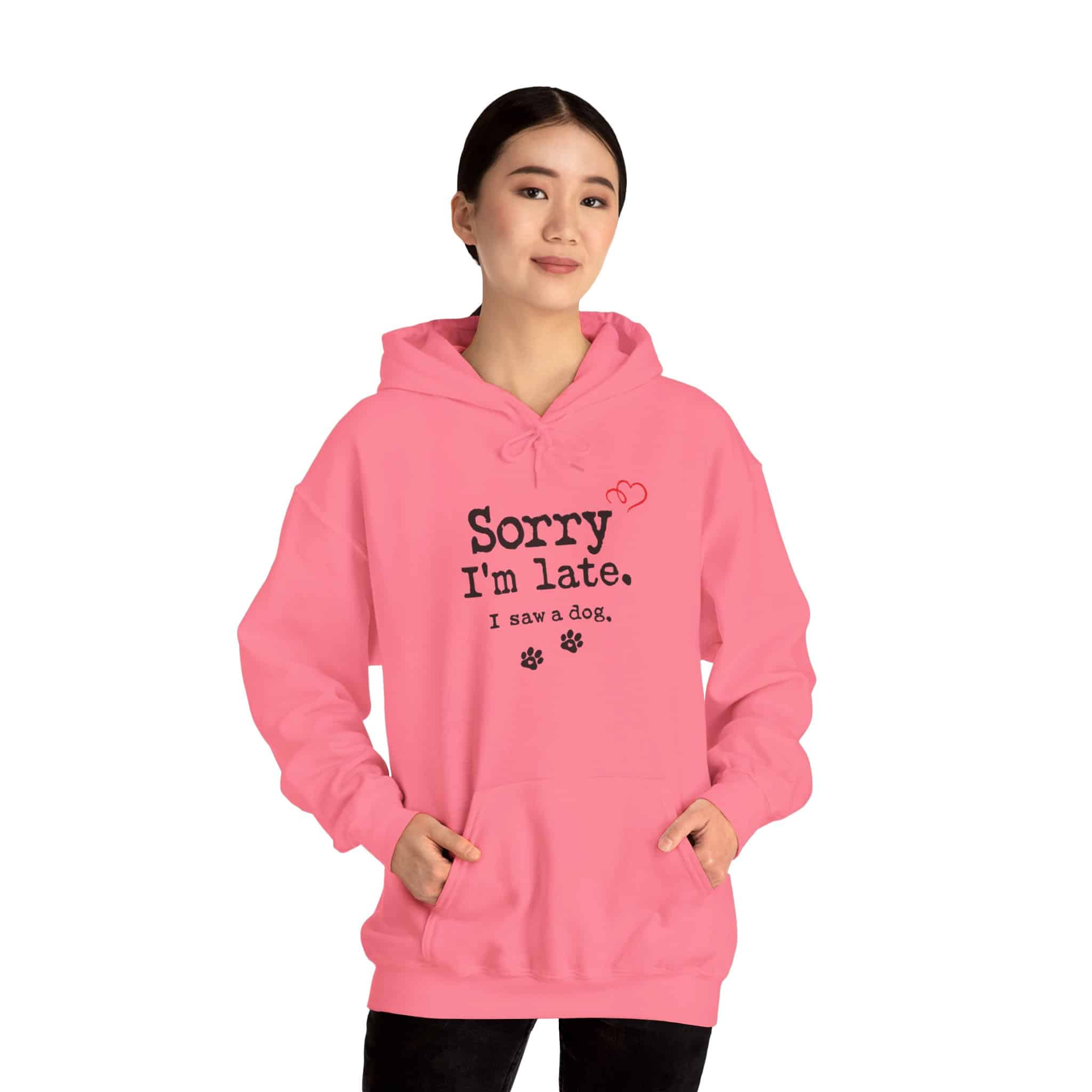 Sorry I’m Late I Saw A Dog Unisex Heavy Blend™ Hooded Sweatshirt 93 Sorry I’m Late I Saw A Dog Unisex Heavy Blend™ Hooded Sweatshirt - Image 93
