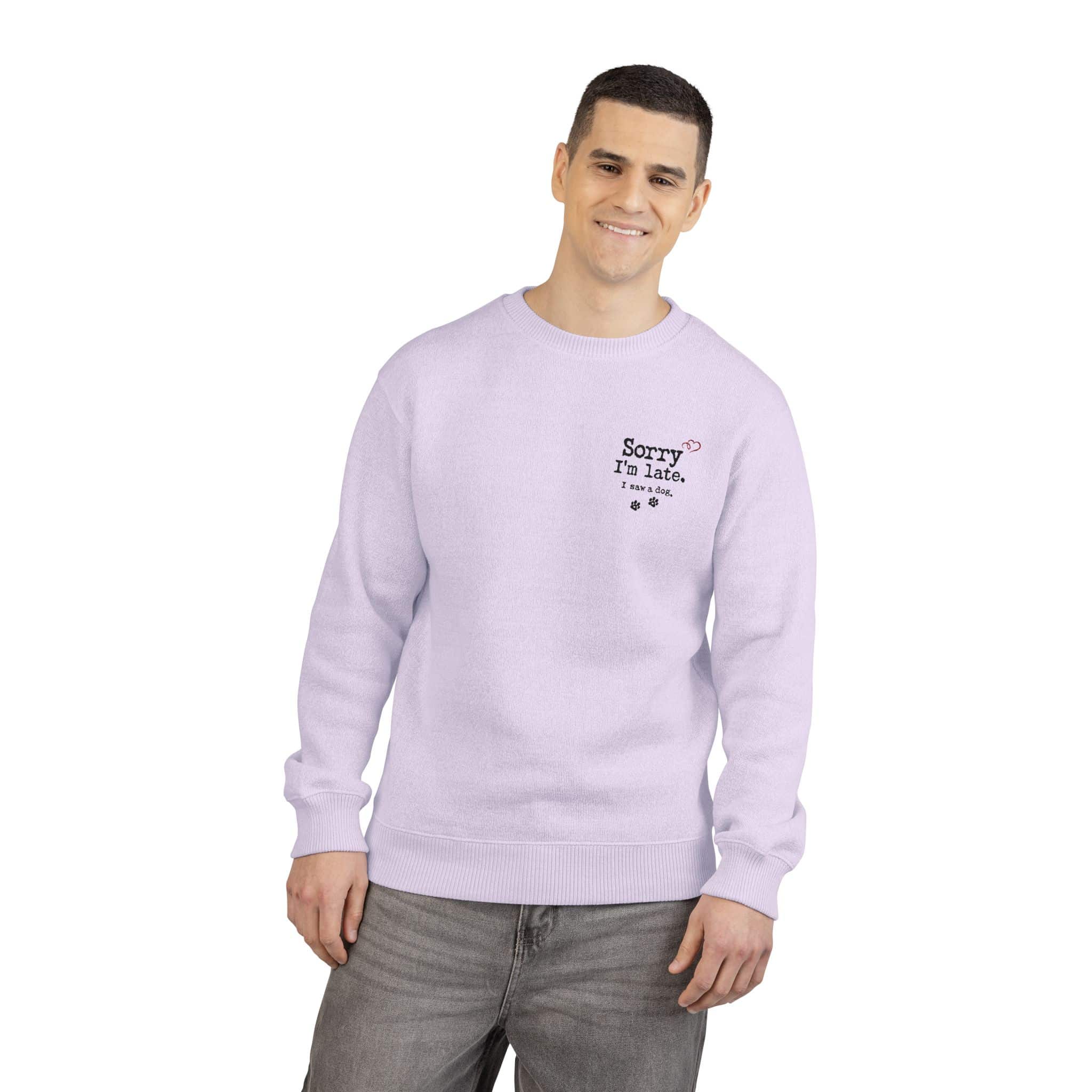 Sorry I’m Late I Saw A Dog Nantucket Crewneck Sweatshirt 6 Sorry I’m Late I Saw A Dog Nantucket Crewneck Sweatshirt - Image 6