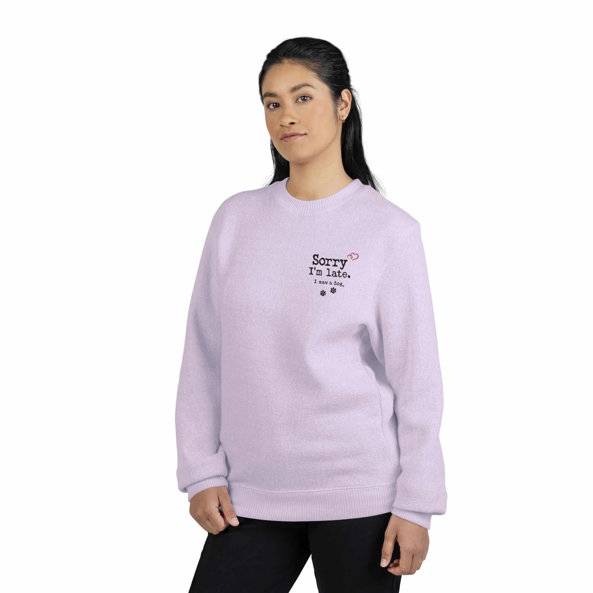 Sorry I’m Late I Saw A Dog Nantucket Crewneck Sweatshirt 4 Sorry I’m Late I Saw A Dog Nantucket Crewneck Sweatshirt - Image 4