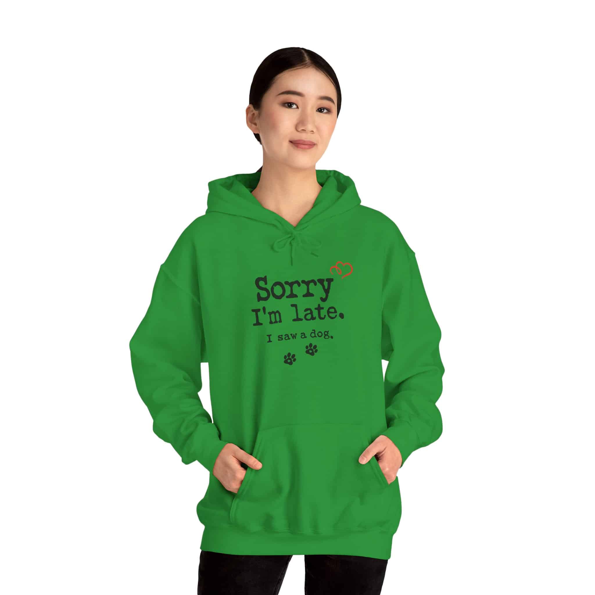 Sorry I’m Late I Saw A Dog Unisex Heavy Blend™ Hooded Sweatshirt 45 Sorry I’m Late I Saw A Dog Unisex Heavy Blend™ Hooded Sweatshirt - Image 45
