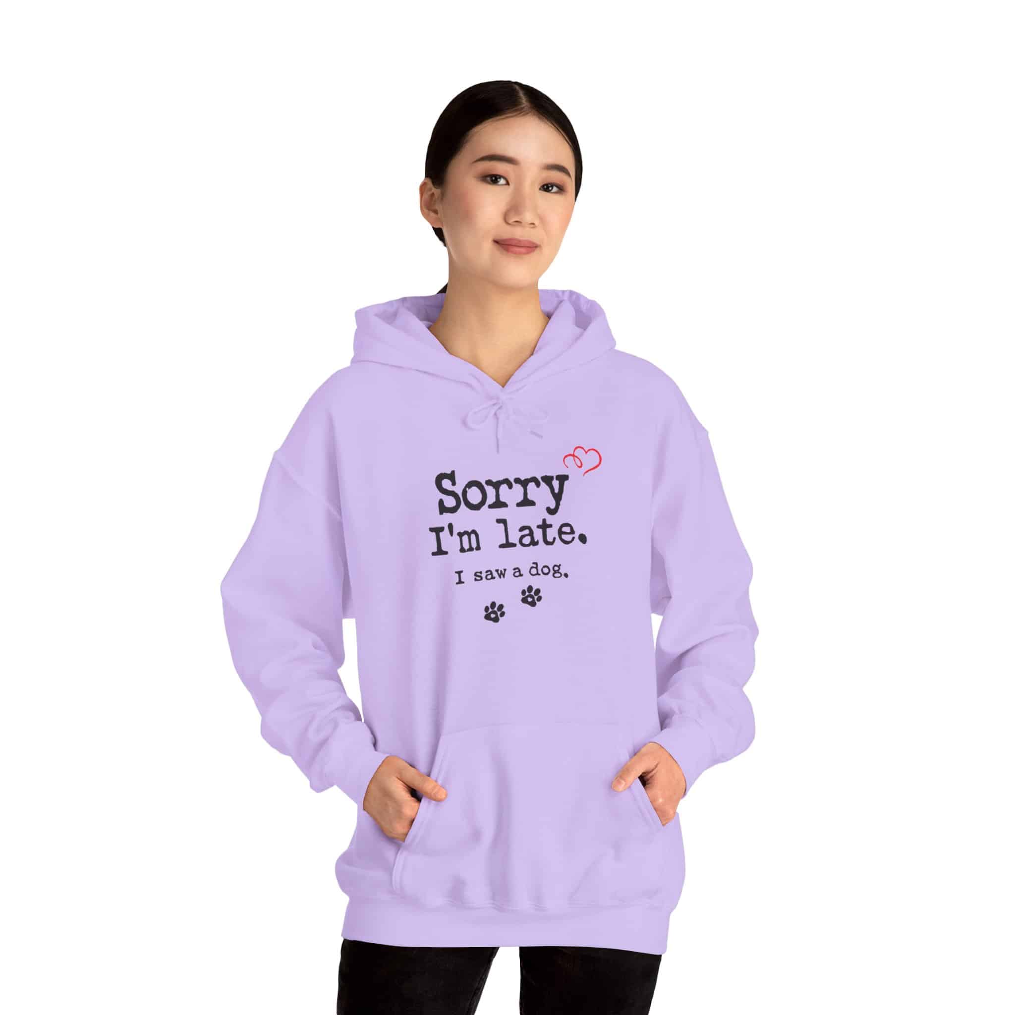 Sorry I’m Late I Saw A Dog Unisex Heavy Blend™ Hooded Sweatshirt 77 Sorry I’m Late I Saw A Dog Unisex Heavy Blend™ Hooded Sweatshirt - Image 77