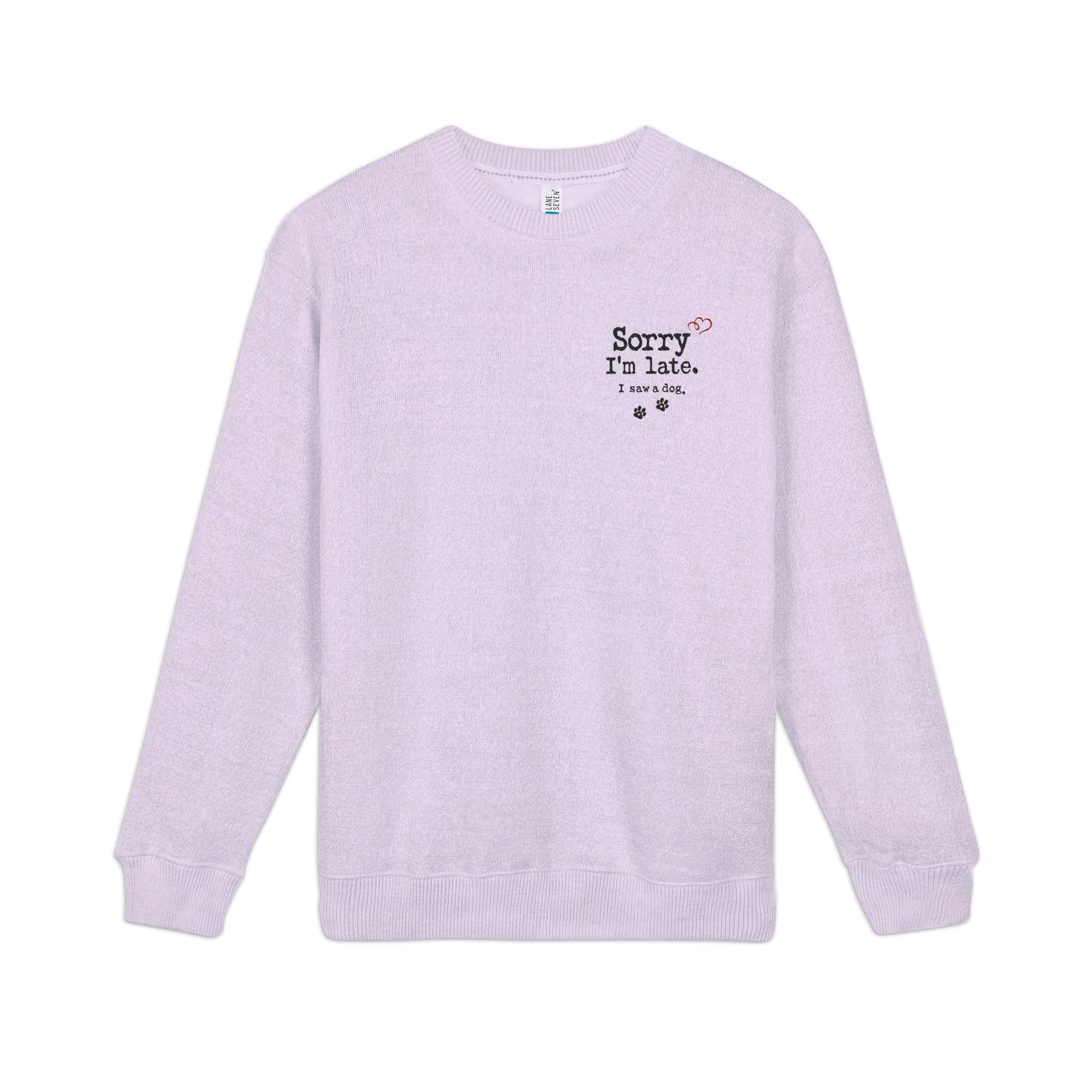 Sorry I’m Late I Saw A Dog Nantucket Crewneck Sweatshirt 1 Sorry I’m Late I Saw A Dog Nantucket Crewneck Sweatshirt