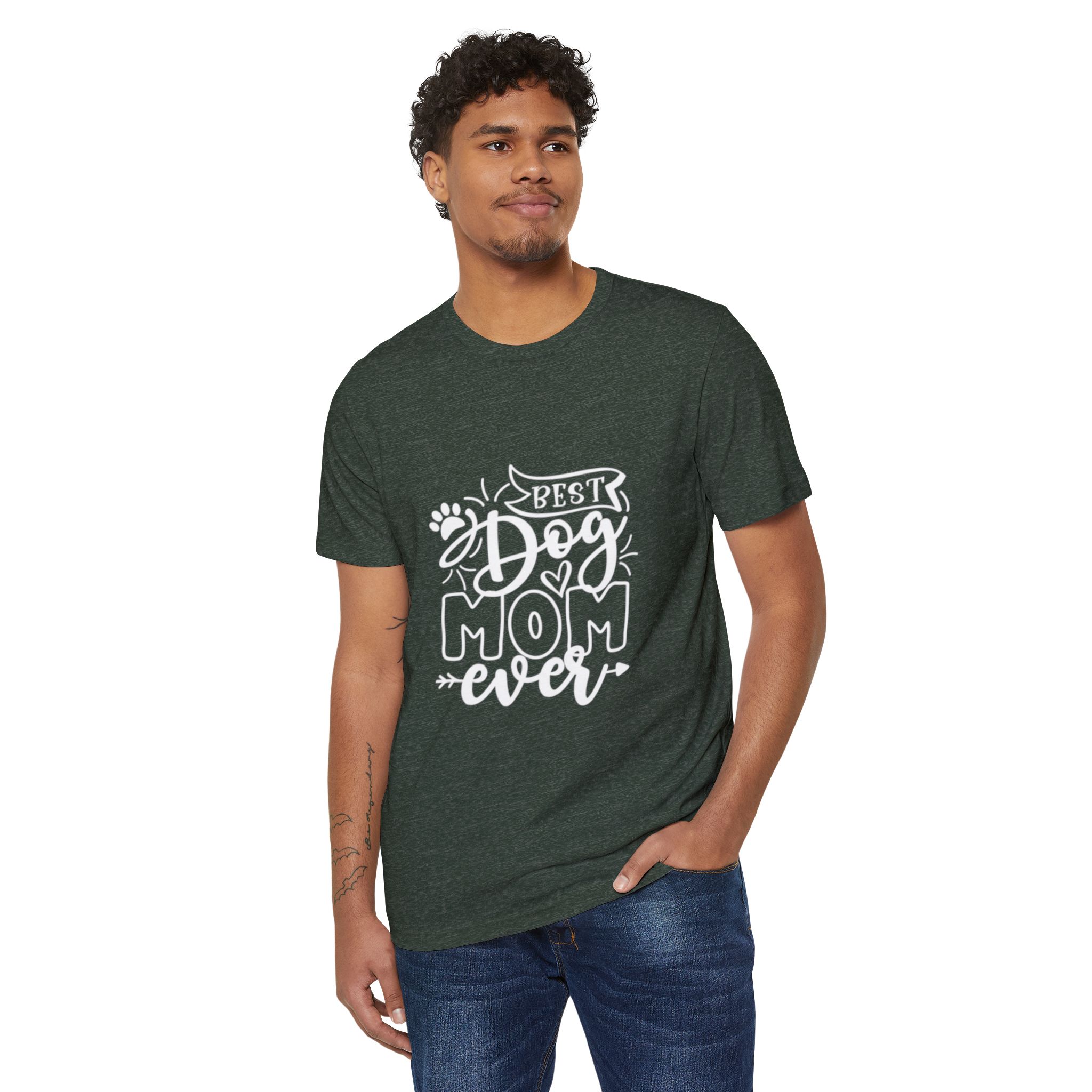 Best Dog Mom Ever Unisex Recycled Organic T-Shirt 19 Best Dog Mom Ever Unisex Recycled Organic T-Shirt - Image 19