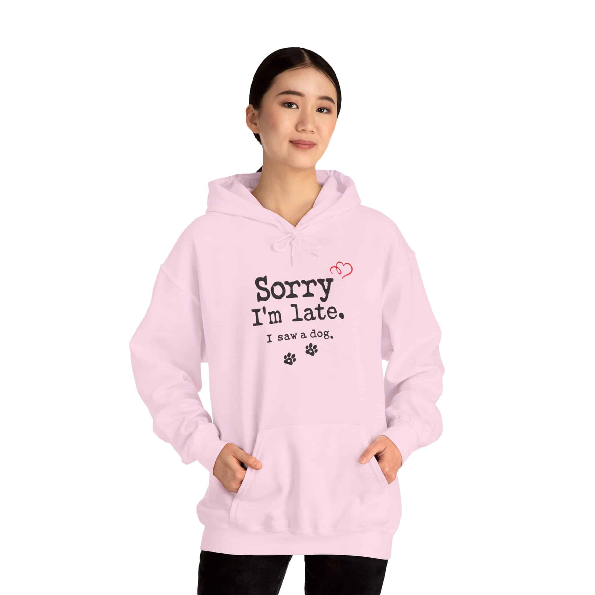 Sorry I’m Late I Saw A Dog Unisex Heavy Blend™ Hooded Sweatshirt 85 Sorry I’m Late I Saw A Dog Unisex Heavy Blend™ Hooded Sweatshirt - Image 85
