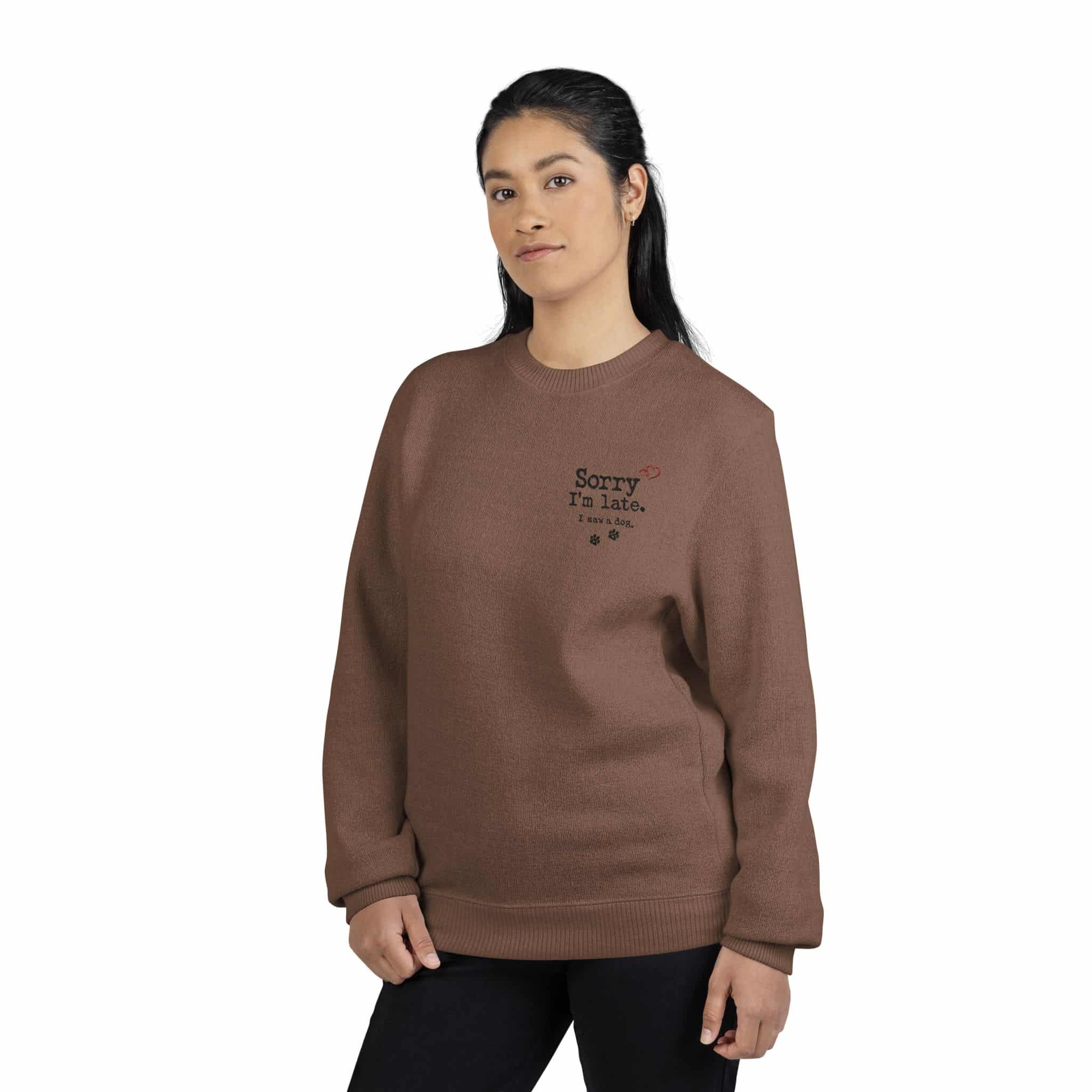 Sorry I’m Late I Saw A Dog Nantucket Crewneck Sweatshirt 12 Sorry I’m Late I Saw A Dog Nantucket Crewneck Sweatshirt - Image 12