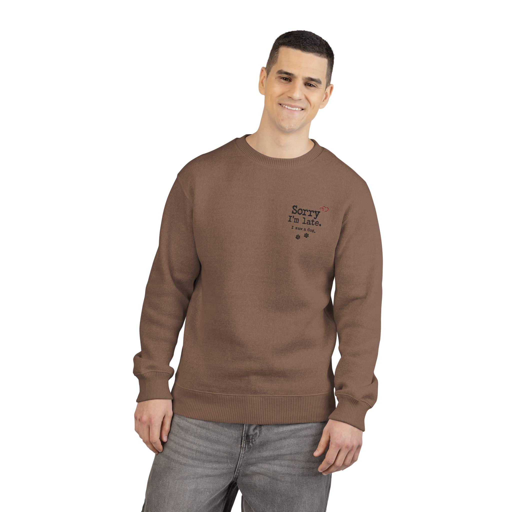 Sorry I’m Late I Saw A Dog Nantucket Crewneck Sweatshirt 14 Sorry I’m Late I Saw A Dog Nantucket Crewneck Sweatshirt - Image 14