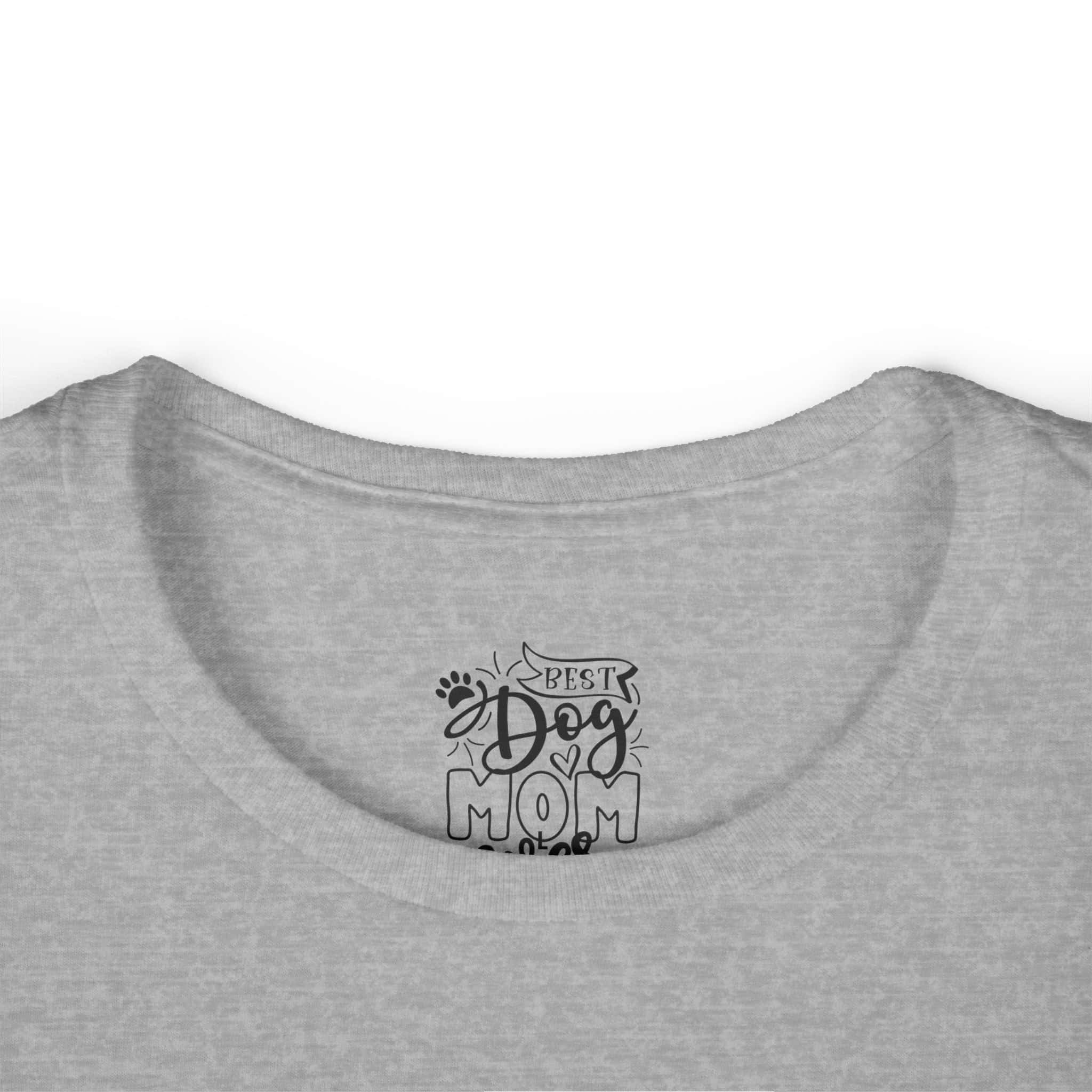Best Dog Mom Ever Women’s Softstyle Tee 9 Best Dog Mom Ever Women’s Softstyle Tee - Image 9