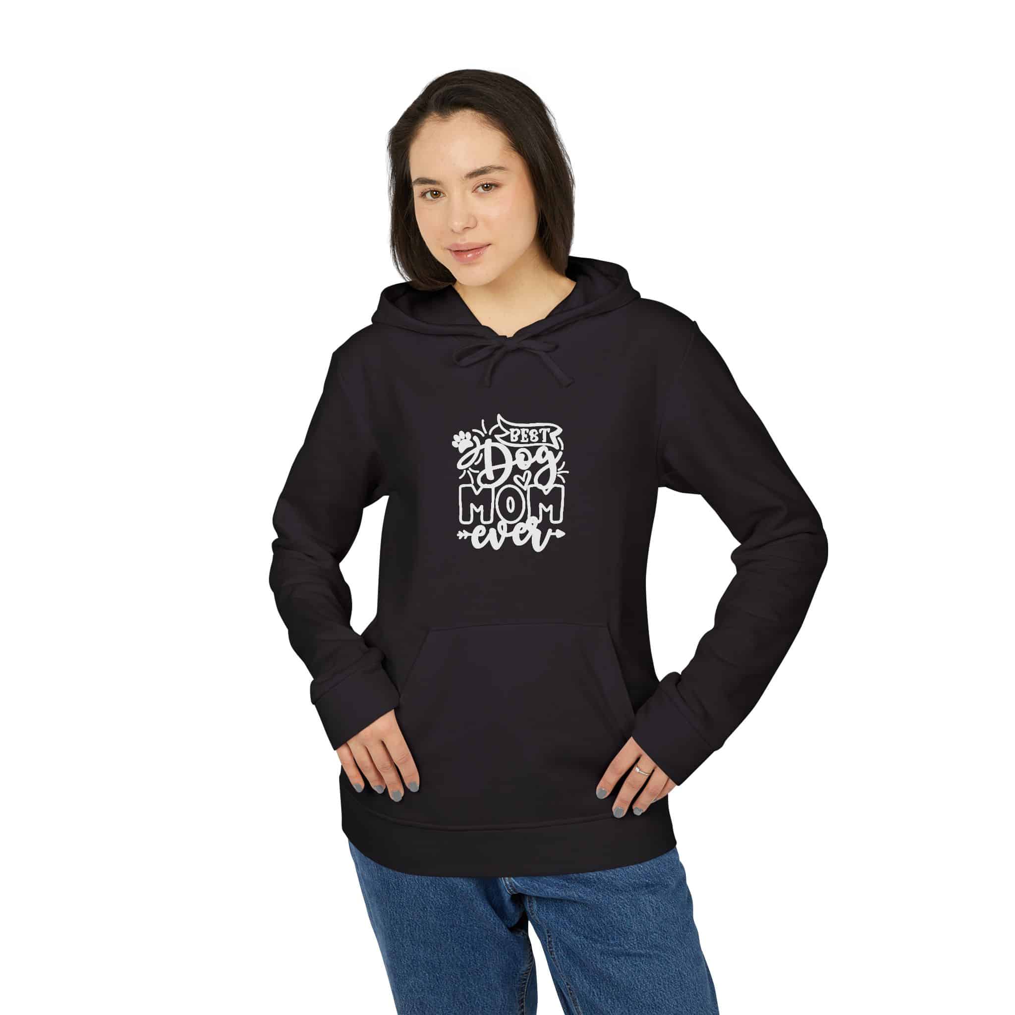 Best Dog Mom Ever Adidas Unisex Fleece Hoodie 27 Best Dog Mom Ever Adidas Unisex Fleece Hoodie - Image 27