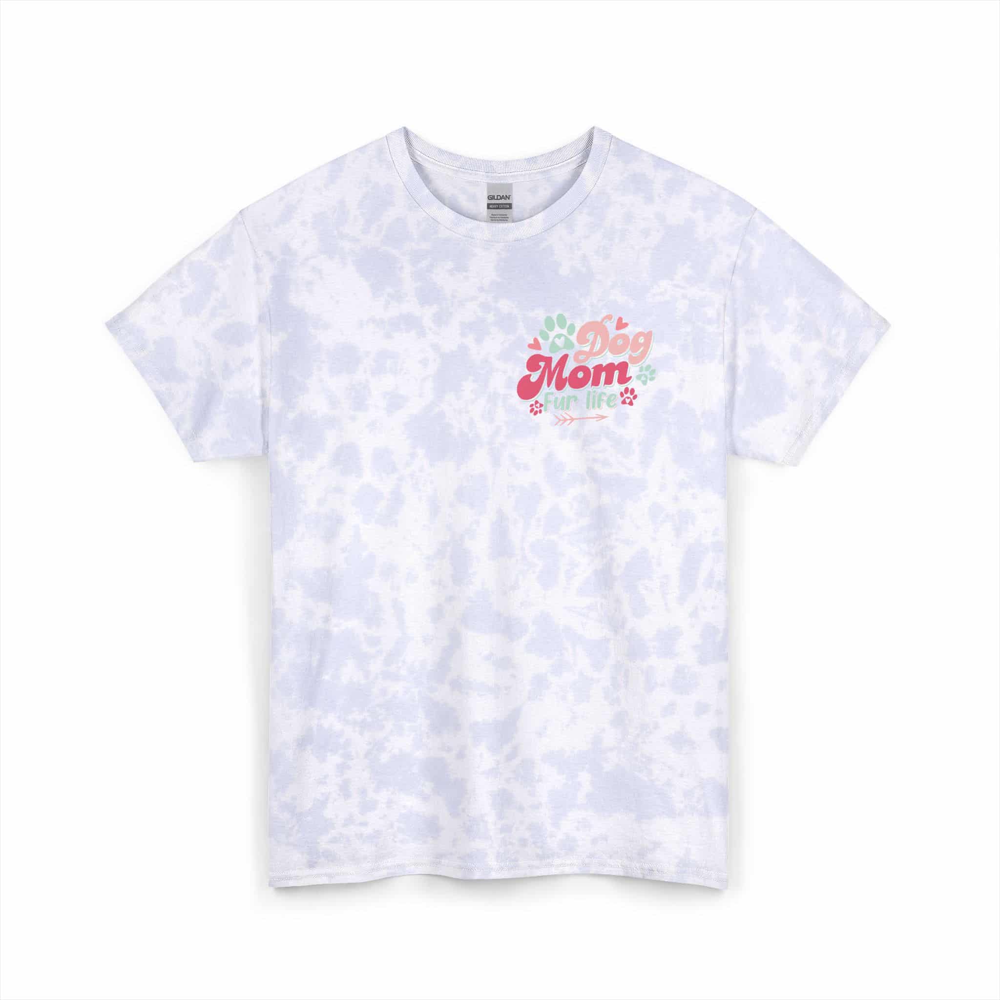 Dog Mom Fur Life Unisex Tie Dye Cotton Tee 1 Dog Mom Fur Life Unisex Tie Dye Cotton Tee