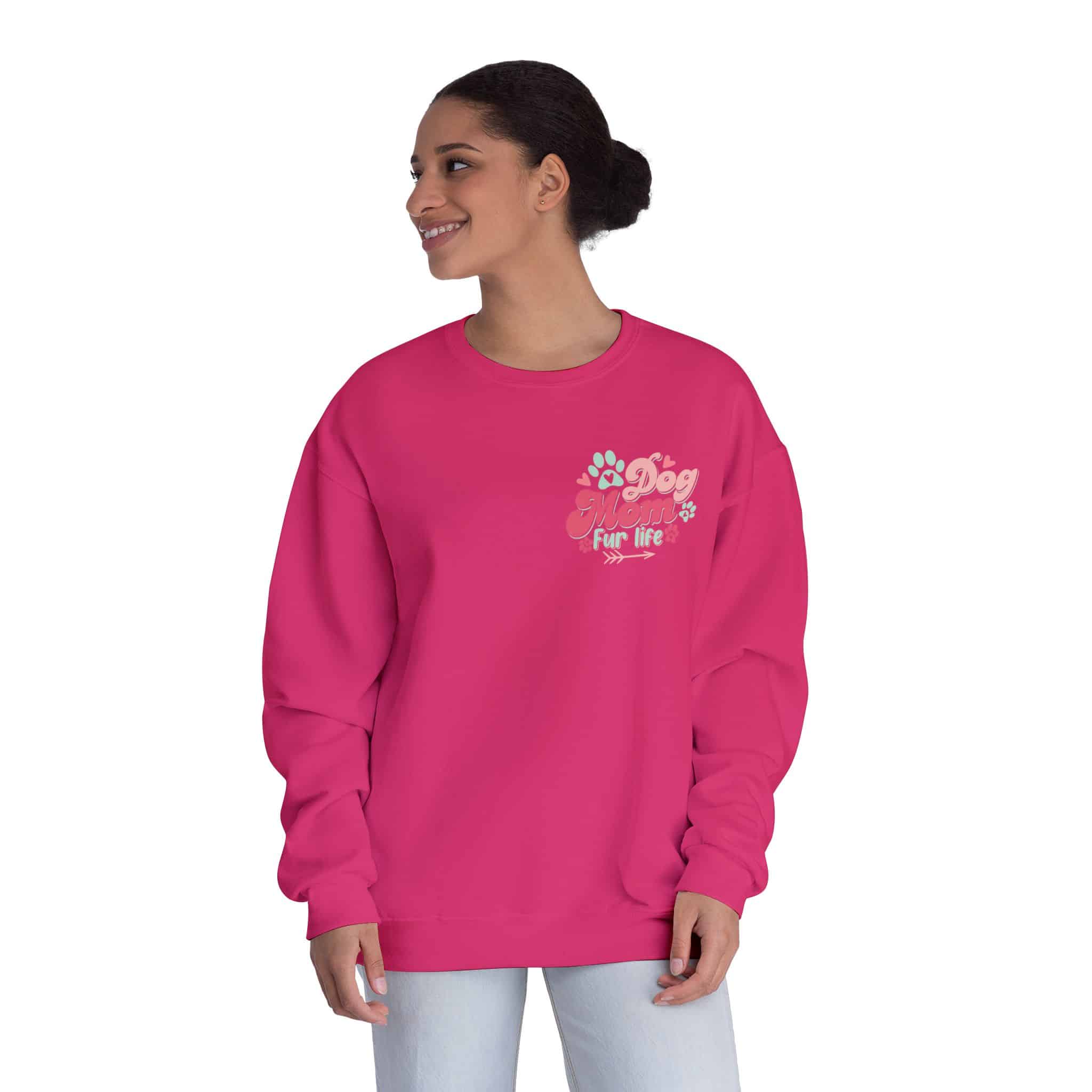 Dog Mom Fur Life Unisex Nublend® Crewneck Sweatshirt 55 Dog Mom Fur Life Unisex Nublend® Crewneck Sweatshirt - Image 55