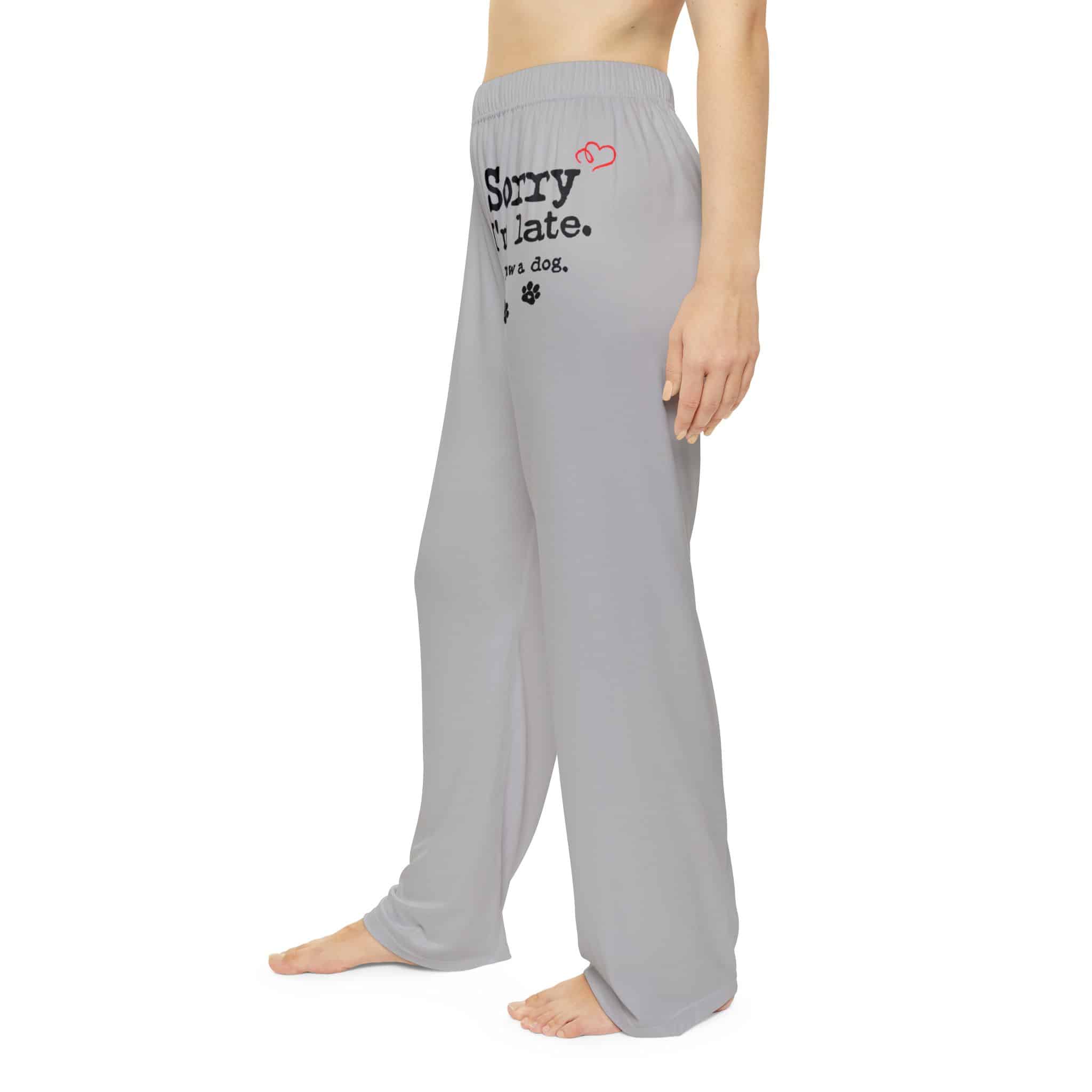 Sorry I’m Late I Saw A Dog Women’s Pajama Pants (Aop) 5 Sorry I’m Late I Saw A Dog Women’s Pajama Pants (Aop) - Image 5