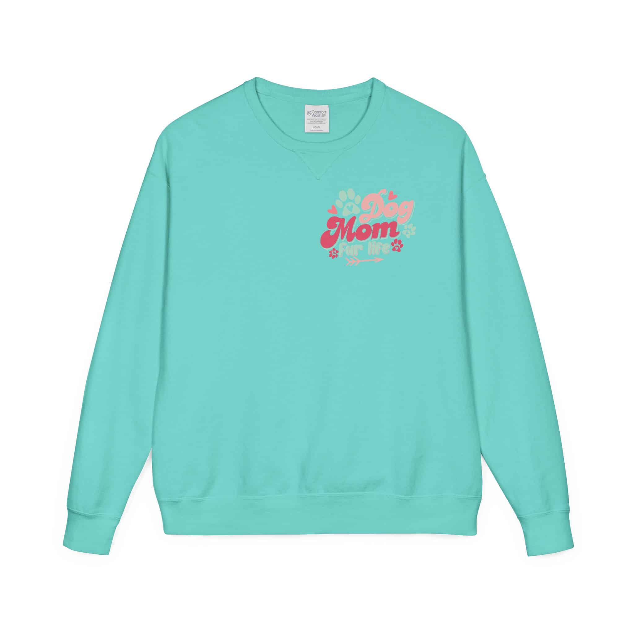 Dog Mom Fur Life Unisex Comfortwash® Garment Dyed Crewneck Sweatshirt 1 Dog Mom Fur Life Unisex Comfortwash® Garment Dyed Crewneck Sweatshirt