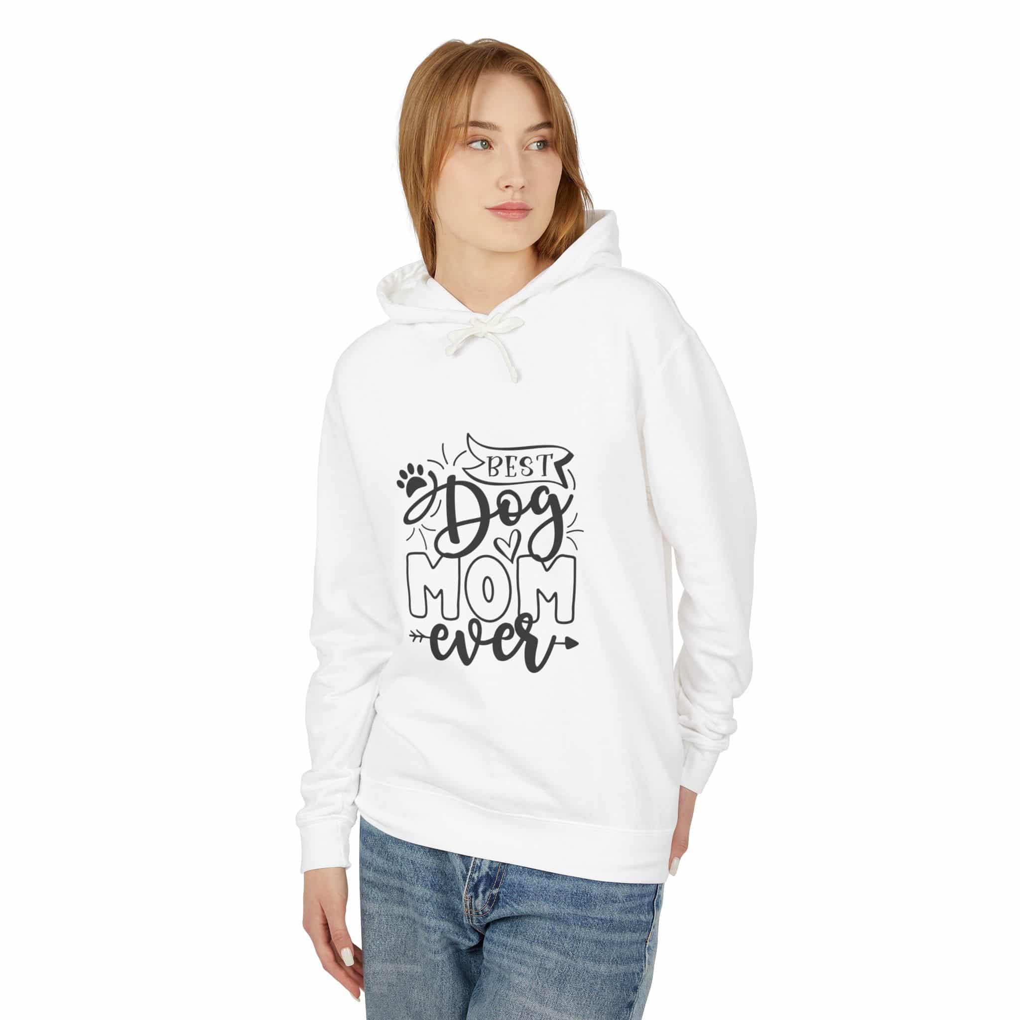 Best Dog Mom Ever Unisex Lightweight Hoodie – When You’re Too Cool For Fur 7 Best Dog Mom Ever Unisex Lightweight Hoodie – When You’re Too Cool For Fur - Image 7