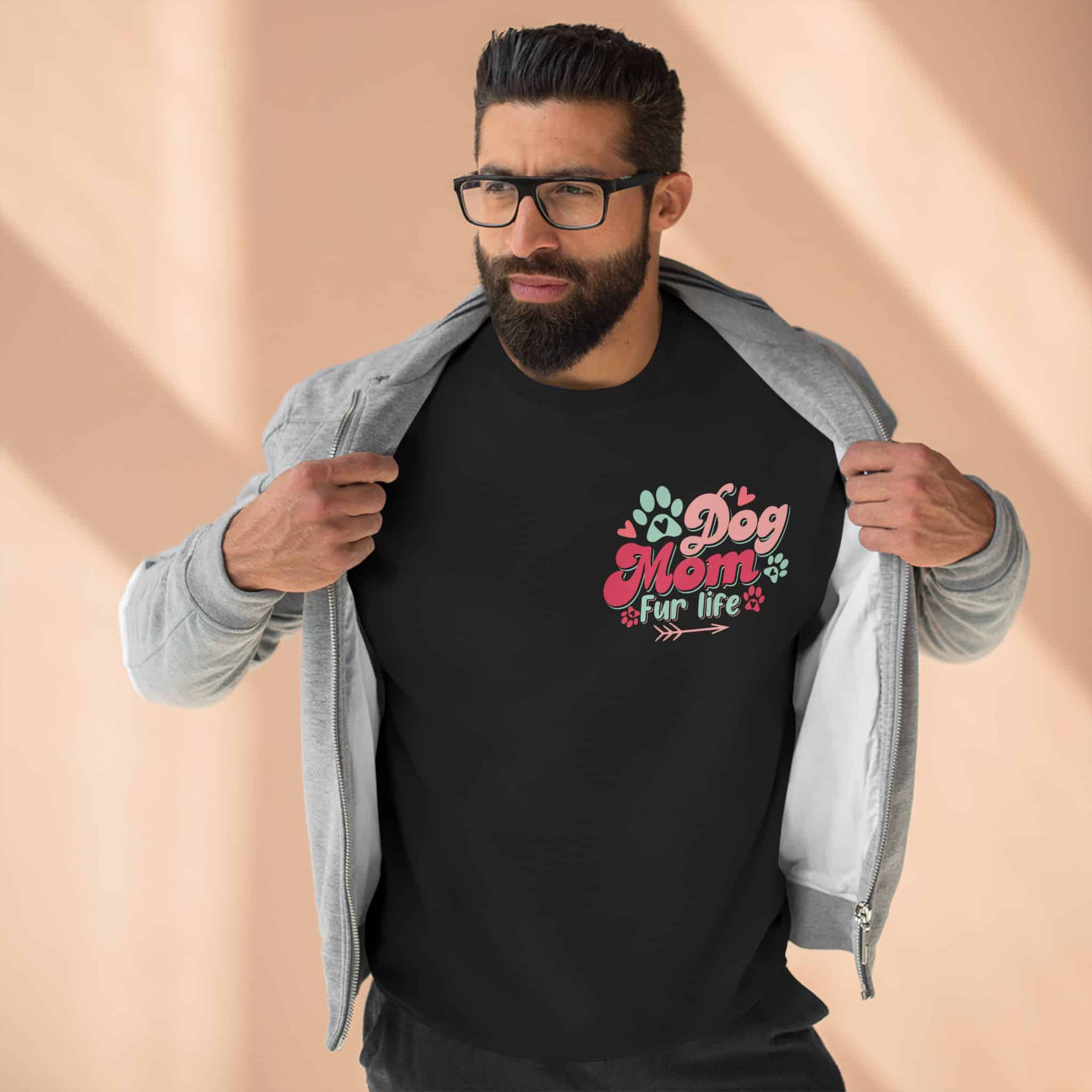 Dog Mom Fur Life Unisex Crewneck Sweatshirt 24 Dog Mom Fur Life Unisex Crewneck Sweatshirt - Image 24