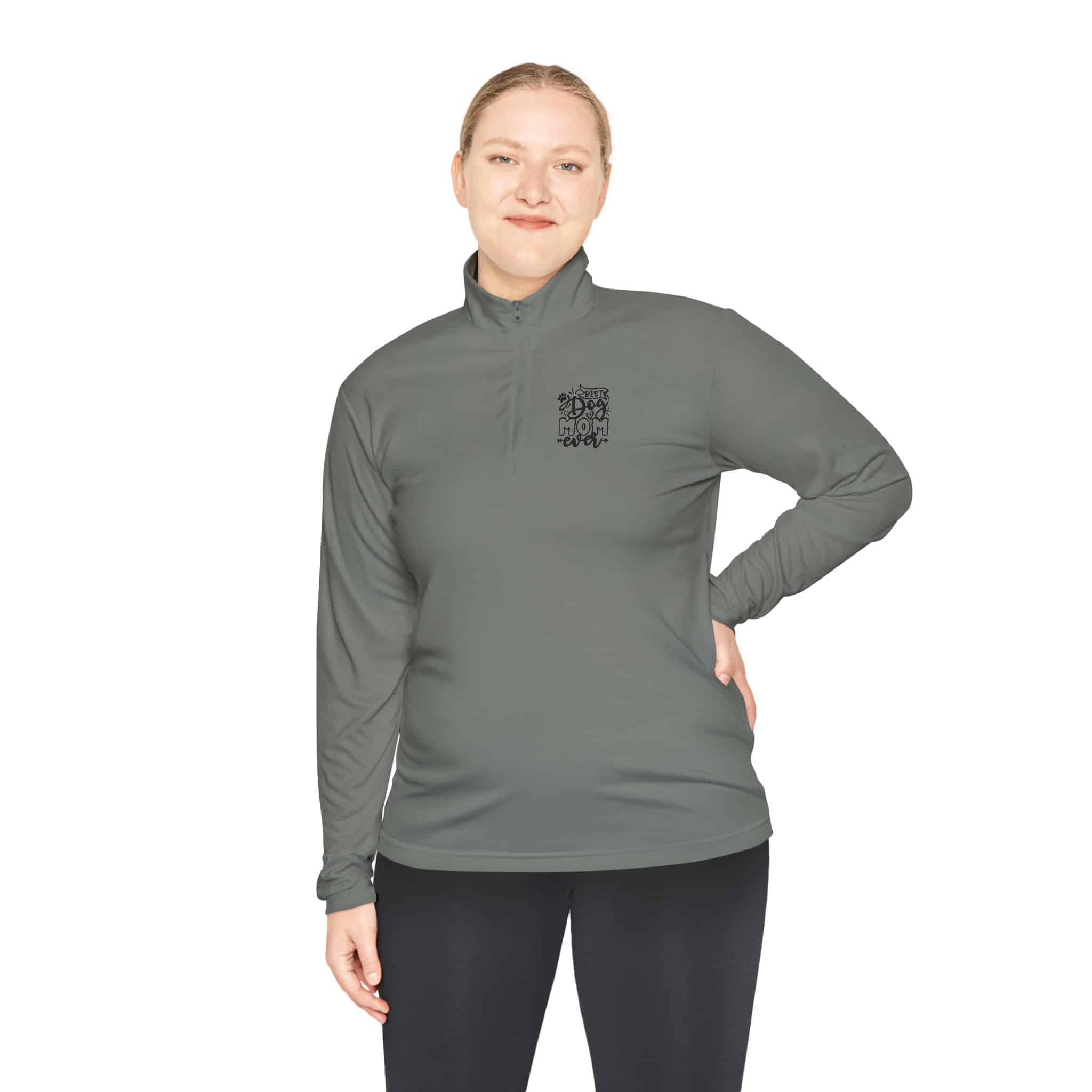 Best Dog Mom Ever Unisex Quarter-Zip Pullover – Because The Dog Walk Is Your Runway 15 Best Dog Mom Ever Unisex Quarter-Zip Pullover – Because The Dog Walk Is Your Runway - Image 15