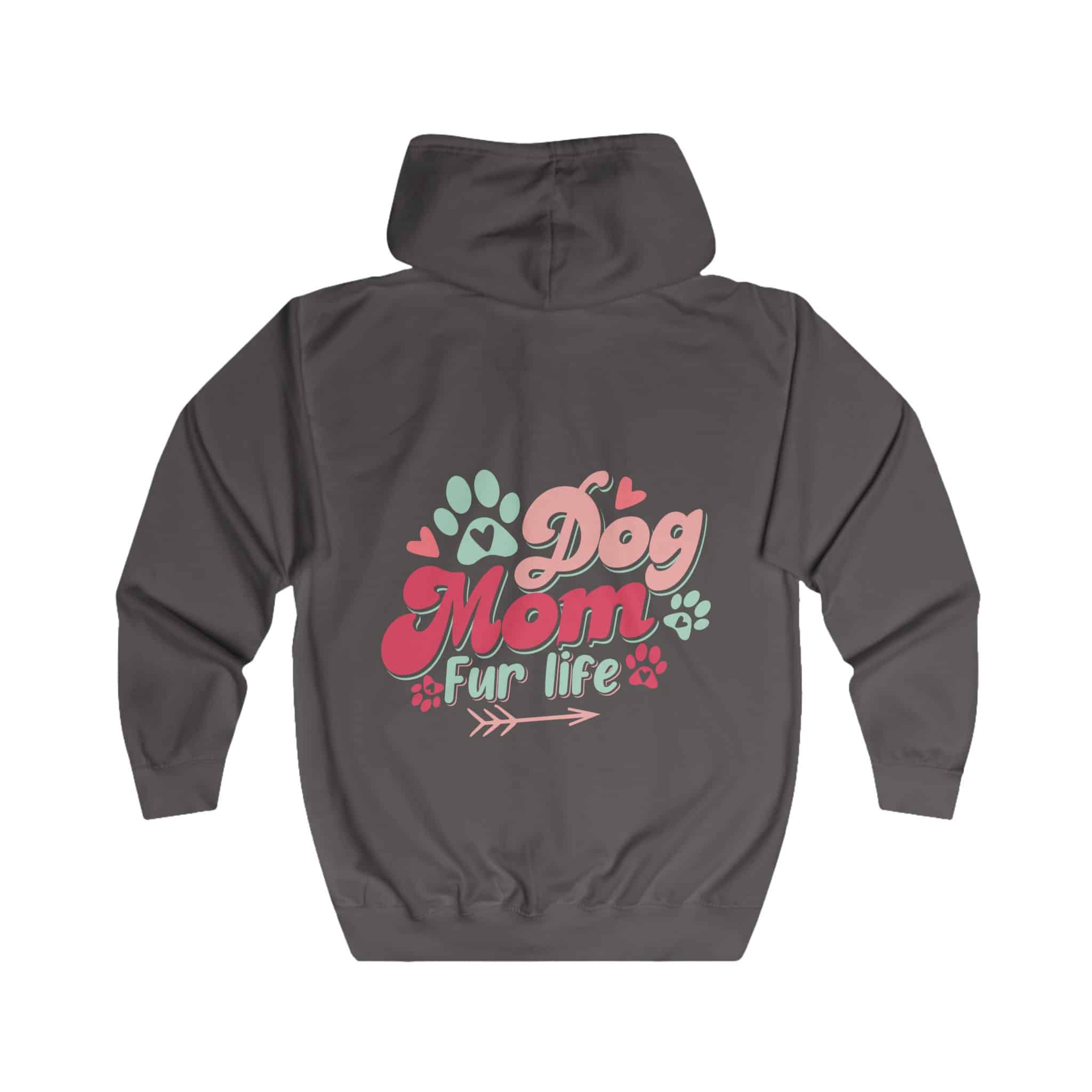 Dog Mom Fur Life Unisex Full Zip Hoodie 4 Dog Mom Fur Life Unisex Full Zip Hoodie - Image 4