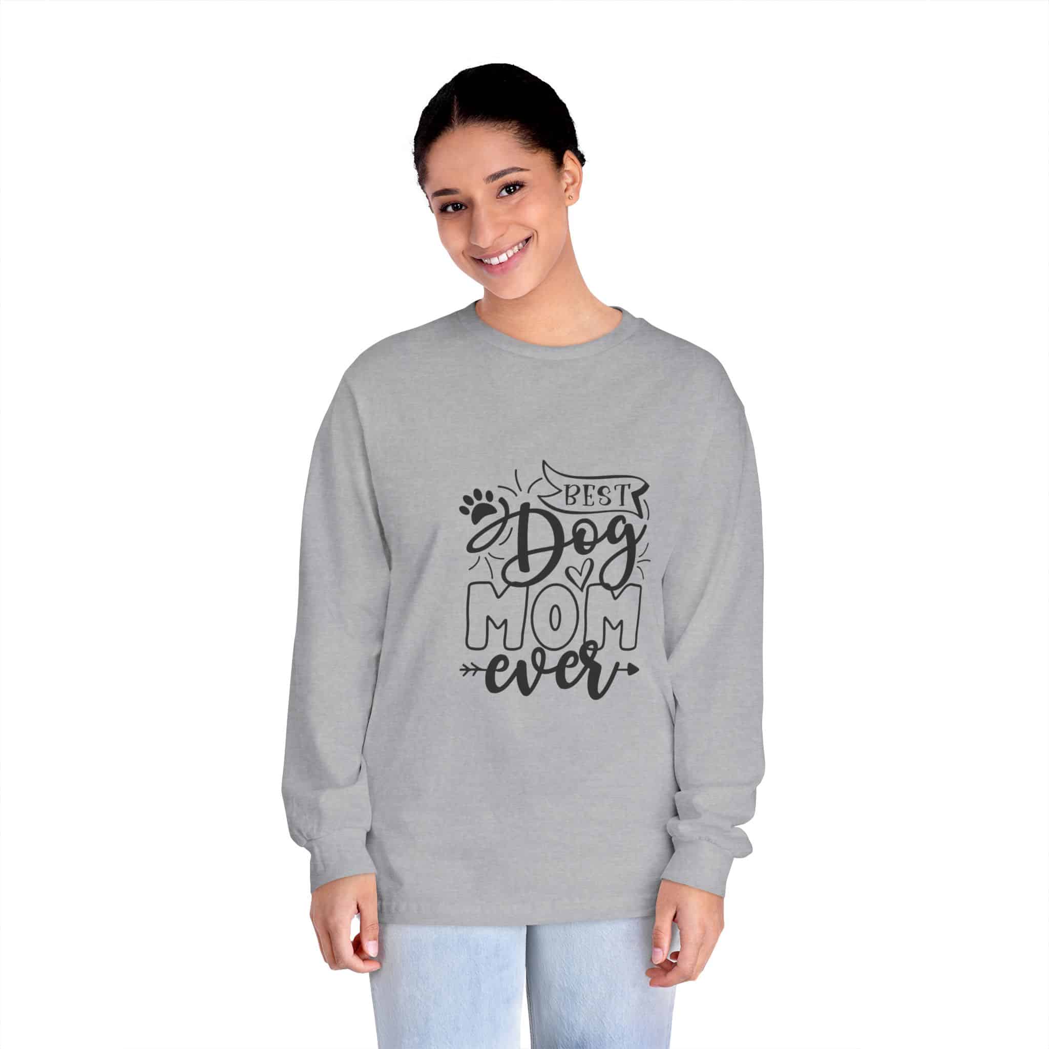 Best Dog Mom Ever Unisex Classic Long Sleeve Shirt Us Cotton 8 Best Dog Mom Ever Unisex Classic Long Sleeve Shirt Us Cotton - Image 8