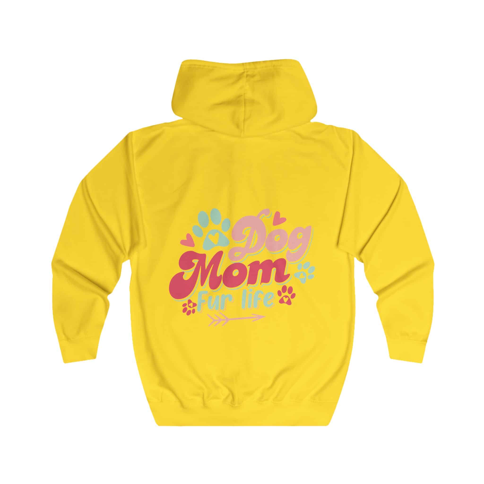 Dog Mom Fur Life Unisex Full Zip Hoodie 8 Dog Mom Fur Life Unisex Full Zip Hoodie - Image 8