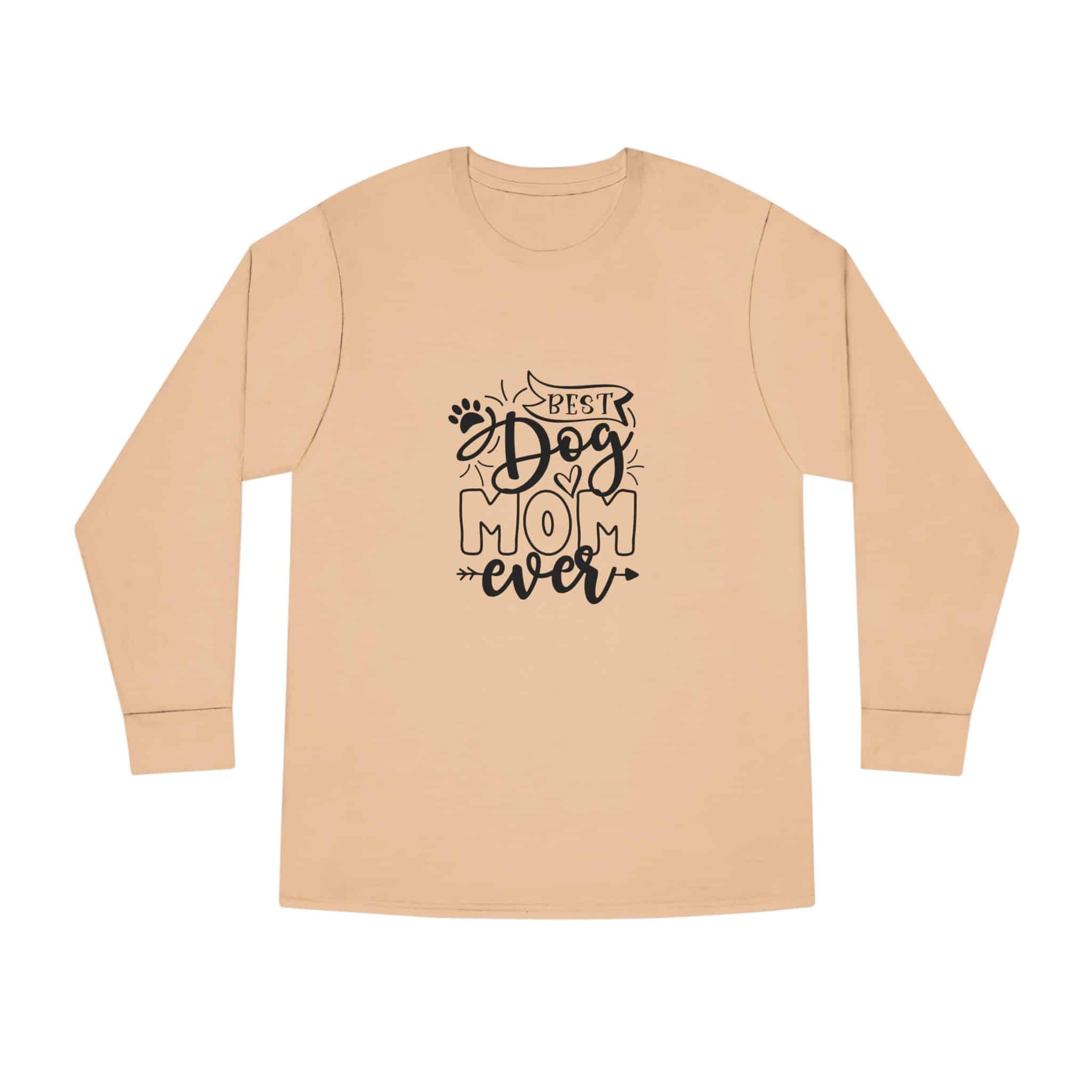 Best Dog Mom Ever Long Sleeve Crewneck Tee Classic Combed Cotton 21 Best Dog Mom Ever Long Sleeve Crewneck Tee Classic Combed Cotton - Image 21